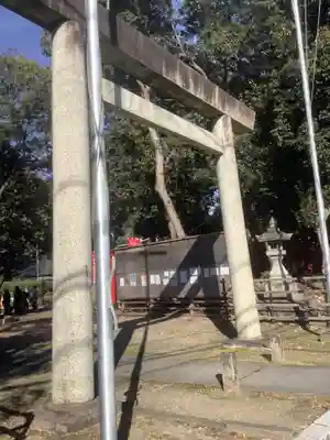 丸山神明社の鳥居