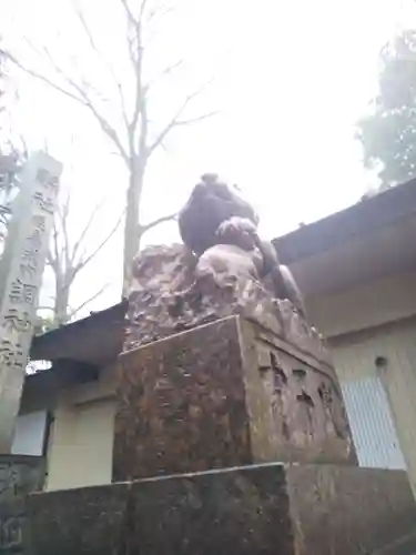 調神社の狛犬