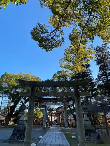 大分八幡宮の鳥居