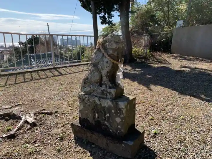 八幡神社の狛犬