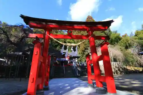 小川諏訪神社の鳥居