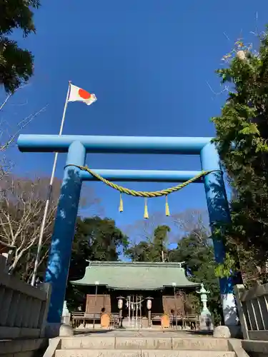 小名浜諏訪神社の鳥居