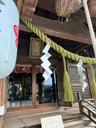 小名浜諏訪神社 ～海の鎮守様～の本殿・本堂