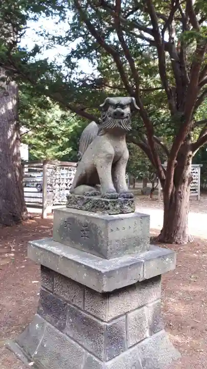 大谷地神社の狛犬