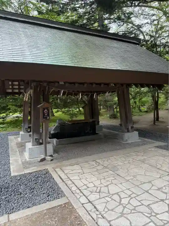 帯廣神社の手水舎