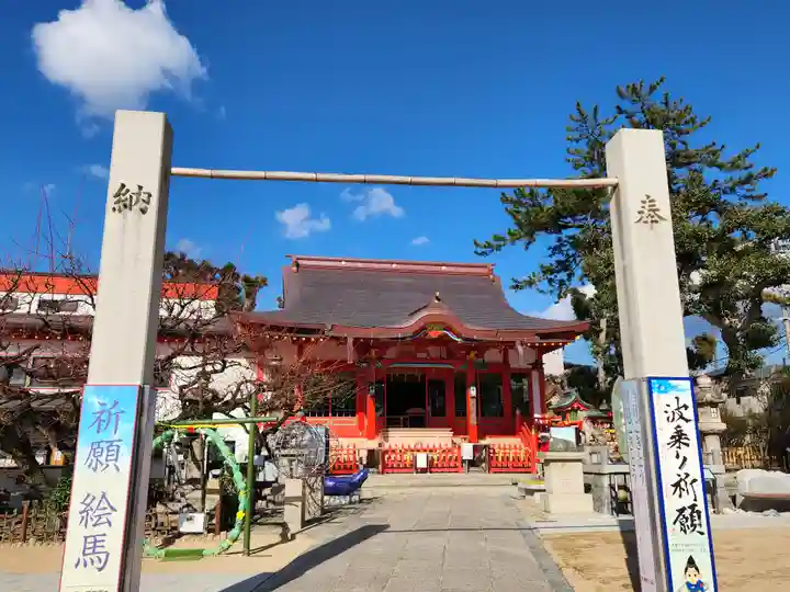 綱敷天満宮の本殿・本堂