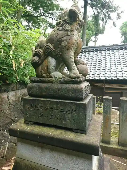 笏谷神社の狛犬