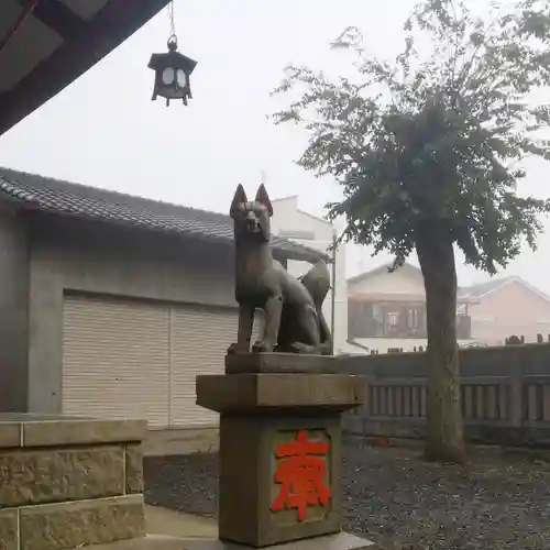 篠原稲荷神社の狛犬