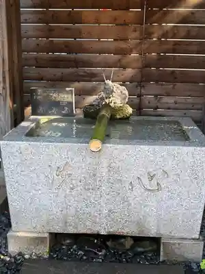 鎮守氷川神社の手水舎