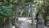 渋谷氷川神社の鳥居