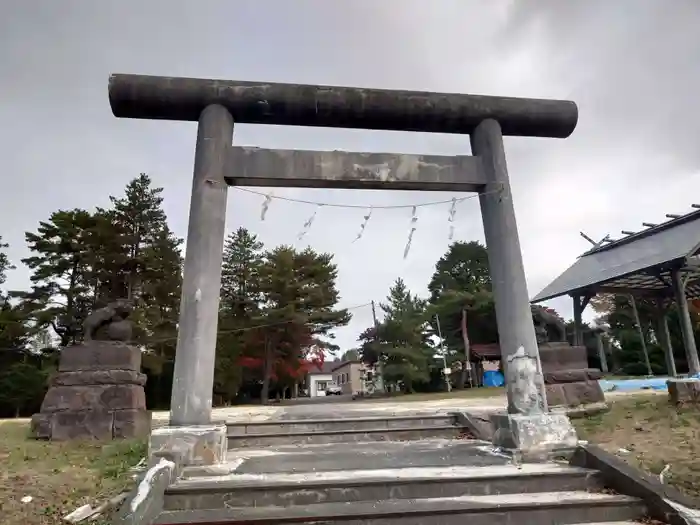 早来神社の鳥居