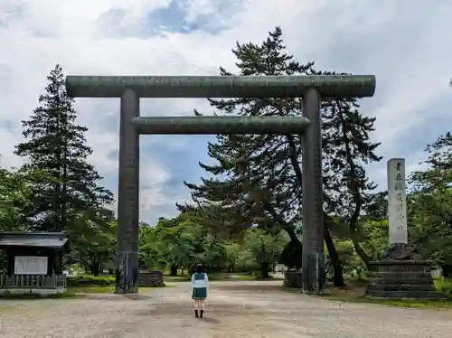 青森縣護國神社の鳥居