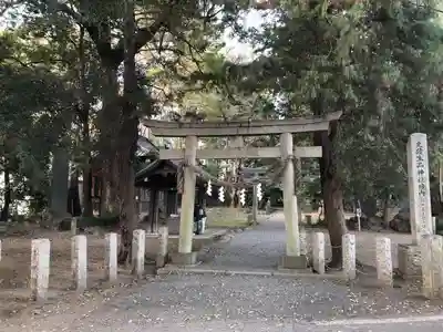 生品神社の鳥居