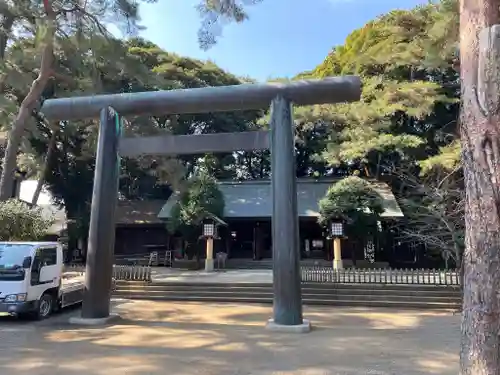 埼玉縣護國神社の鳥居