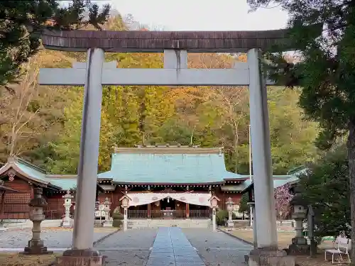 山梨縣護國神社の鳥居