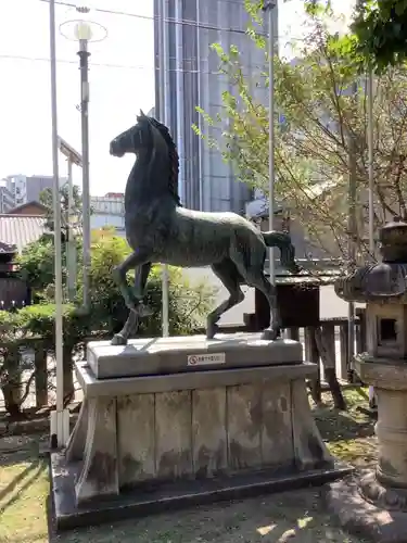富士浅間神社の狛犬