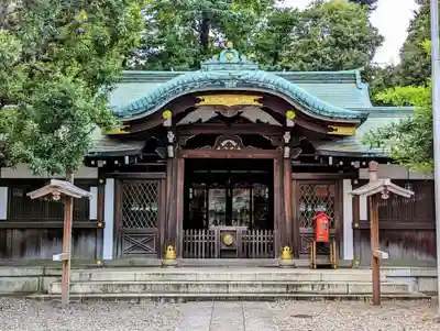 白金氷川神社の本殿・本堂