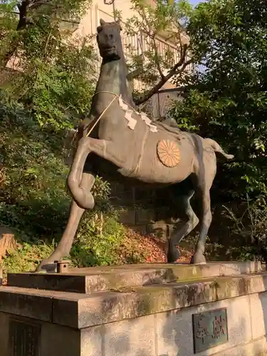 新羽杉山神社の像