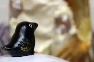 くまくま神社(導きの社 熊野町熊野神社)の狛犬(2021年09月14日(火) 21時00分46秒投稿)