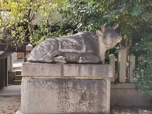 河内國魂神社の狛犬