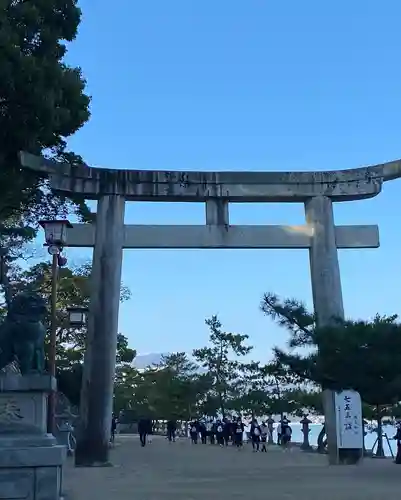 厳島神社の鳥居