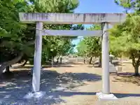 鍋田神明社の鳥居