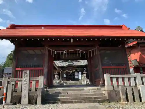 上野国一社八幡八幡宮の山門