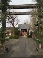王子白髭神社の鳥居