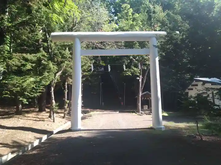 温根湯神社の鳥居