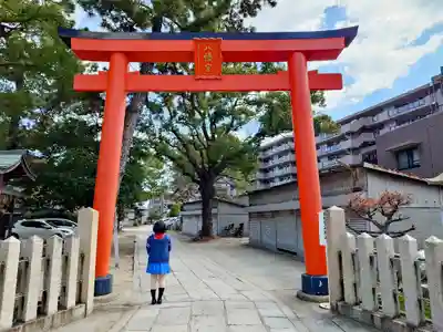 魚崎八幡宮神社の鳥居