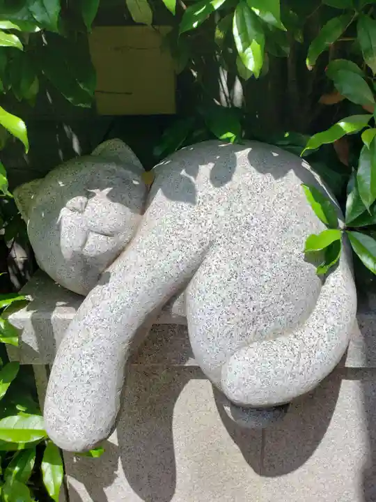 荻窪白山神社の狛犬