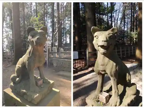 宝登山神社の狛犬