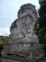 西院春日神社の狛犬