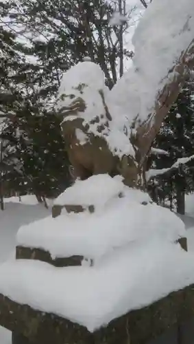 栗沢神社の狛犬