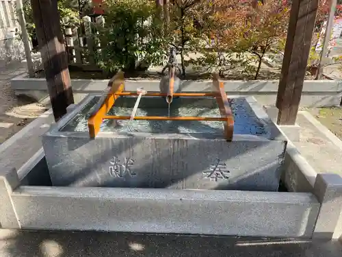 阿部野神社の手水