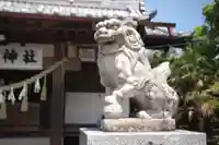 知形神社の狛犬