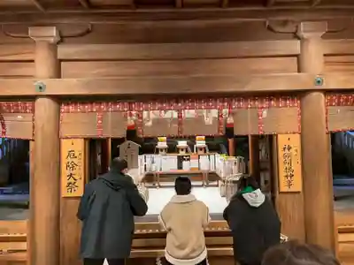 多井畑厄除八幡宮の本殿・本堂