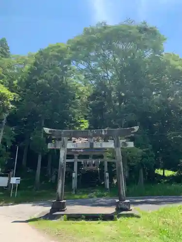 鵜羽神社の鳥居