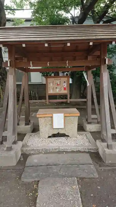 東官守稲荷神社の手水舎