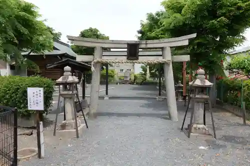 筑紫津神社の鳥居