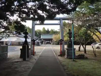 常陸第三宮　吉田神社の鳥居