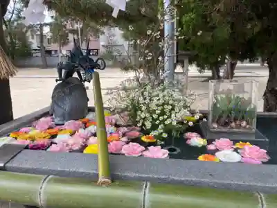 三津厳島神社の手水舎