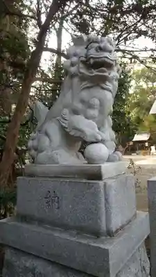 柴崎神社の狛犬
