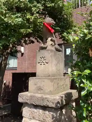 池尻稲荷神社の狛犬