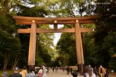 明治神宮の鳥居