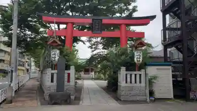 木場 洲﨑神社の鳥居