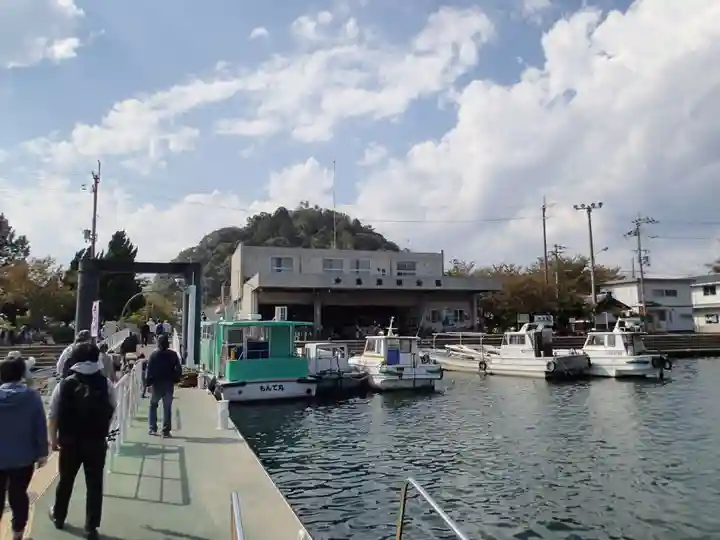 奥津嶋神社の周辺