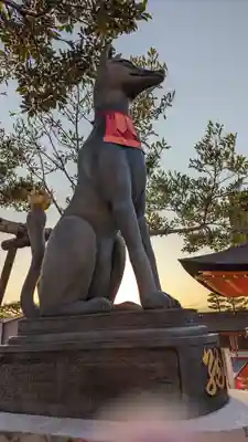 伏見稲荷大社の狛犬