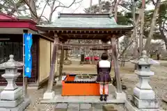 八幡秋田神社の手水