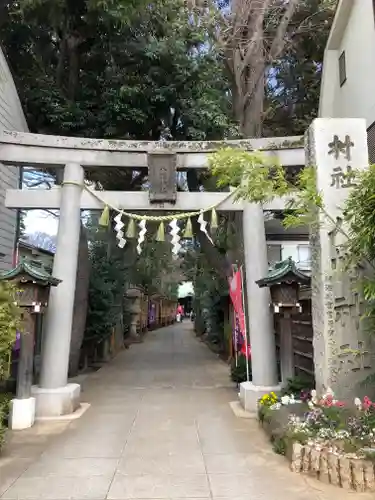 戸越八幡神社の鳥居